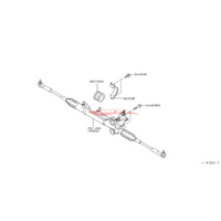 Genuine Nissan Power Steering Rack Rubber Mounting Bush L/H Fits Nissan R32 GTS-4 & GTR & R33/R34 GTR & Stagea C34 (4WD)