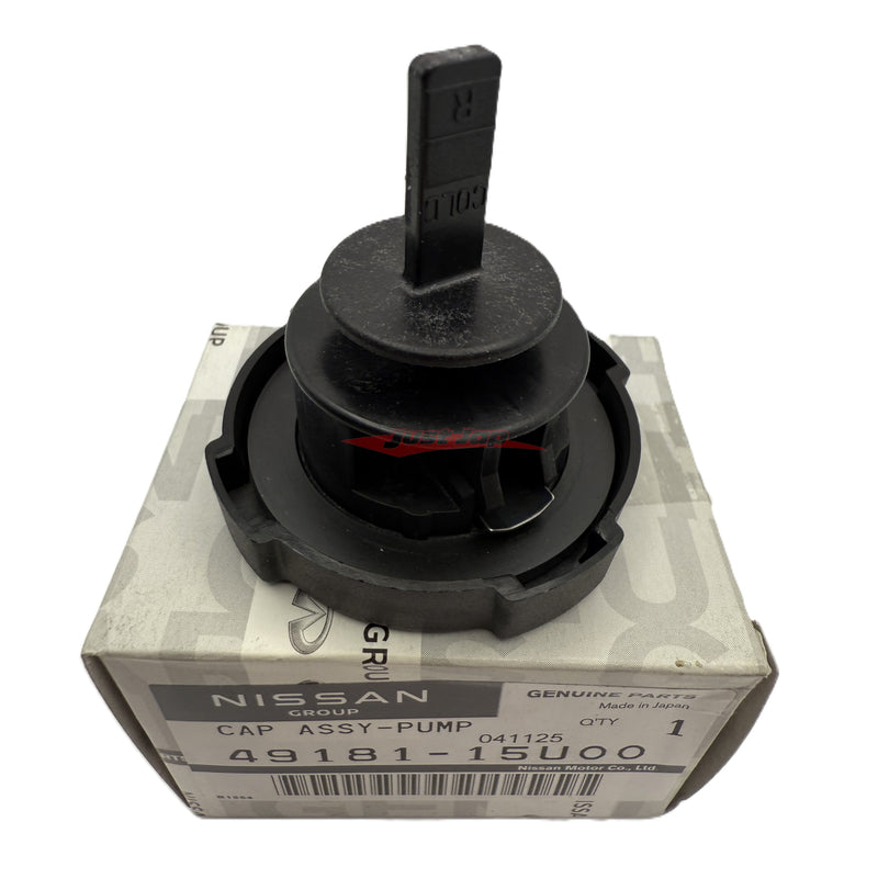 Genuine Nissan Power Steering Reservoir Bottle Cap Fits Nissan E50 Elgrand, C34 Stagea, C34/C35 Laurel, R33 Skyline GTS/T, R35 GTR, S14 Silvia, 200SX & Y33 Cedric & Gloria