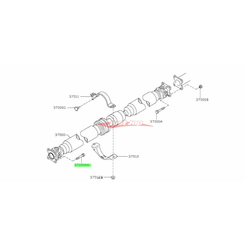 Genuine Nissan Propeller Tailshaft Front Bolts Fits Nissan R35 GT-R