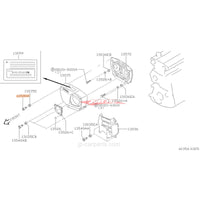 Genuine Nissan RB Twincam Timing Cover Bolt (Upper) Fits Nissan Cefiro, Laurel, Skyline & Stagea (RB20/RB25 Non Neo/RB26)