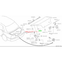 Genuine Nissan Rear Boot Stop Rubber Fits Nissan R34 Skyline (Sedan)
