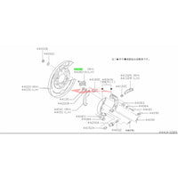 Genuine Nissan Rear Brake Anchor R/H Fits Nissan Skyline R32/R33/R34, Stagea C34 & Z32 300ZX