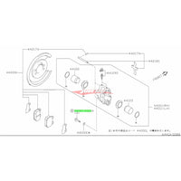 Genuine Nissan Rear Brembo Brake Caliper Mounting Bolt Fits Nissan R34 Skyline GTR