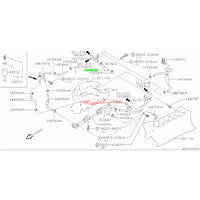 Genuine Nissan Rear By Pass Pipe Heater Hose Fits Nissan R33 Skyline, C34 Stagea, C34 Laurel & Y34 Gloria RB25DET