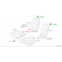 Genuine Nissan Rear Child Restraint Anchor Bracket Fits Nissan R35 GTR