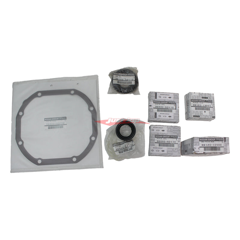 Genuine Nissan Rear Differential Bearing & Oil Seal Rebuild Kit (R200) Fits Nissan A31 Cefiro, S13/S14/S15 Silvia, R32/R33/R34 Skyline, C34 Stagea, C34/C35 Laurel & Z32 300ZX