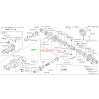 Genuine Nissan Rear Differential Final Drive Gear / Crown Wheel & Pinion Set 4.11 Fits Nissan R32/R33 Skyline GTR, C34 Stagea, R33 Skyline GTS-T & R34 Skyline GT-T