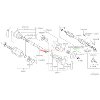 Genuine Nissan Rear Differential Half Shaft Flange L/H (6 Bolt) Fits Nissan S14/S15 Silvia & 200SX SR20DET