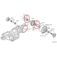 Genuine Nissan Rear Differential Side Bearing Fits Nissan R35 GTR