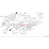 Genuine Nissan Rear Engine Gearbox Sandwich Plate Fits Nissan R33/R34 Skyline GTS-T / GT-T( RB25DET M/T)