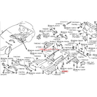 Genuine Nissan Rear Lower Diffuser Undertray Side Cover Bolts Fits Nissan R35 GTR