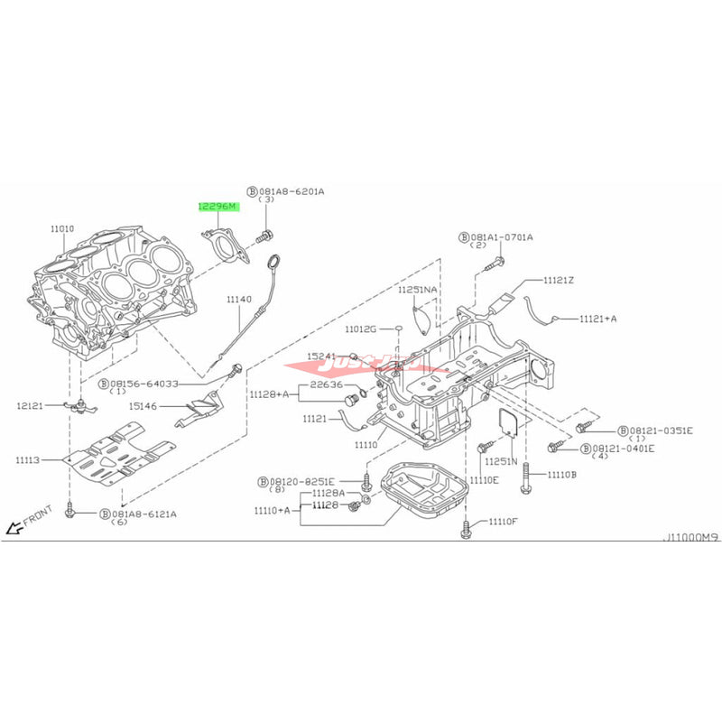 Genuine Nissan Rear Main Crankshaft Oil Seal & Reatainer Fits Nissan VQ20,VQ22,VQ25,VQ30,VQ35DE