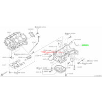Genuine Nissan Rear Oil Pan Gasket Fits Nissan VQ25DE/VQ35DE