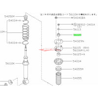 Genuine Nissan Rear Shock Absorber Bushing Fits Nissan (Check Compatibility)