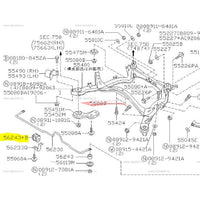 Genuine Nissan Rear Sway Bar Bushing Fits Nissan R32 GTS-4 & GTR, R31 Skyline & Z32 300ZX