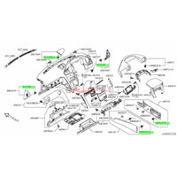 Genuine Nissan Replacement Trim Clip Fits Nissan R35 GT-R