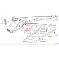 Genuine Nissan Side Skirt Screw Fits Nissan J50 Crossover, M35 Stagea, R34 Skyline GTR, R35 GTR, S14/S15 Silvia, V35/V36 Skyline, Y50 Fuga, Z33 350Z & Z34 370Z