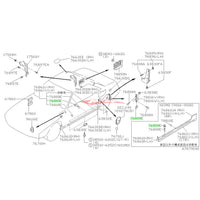 Genuine Nissan Sill Panel Side Skirt Clip (Female) Fits Nissan R32 Skyline GTR