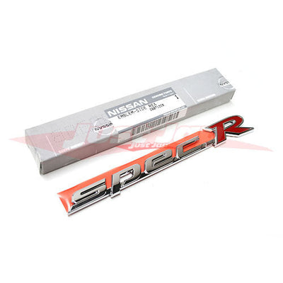 Genuine Nissan Spec R Side Badge Fits Nissan S15 Silvia & 200SX (Shadow Chrome)
