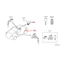 Genuine Nissan Steering Lock Assembly Fits Infiniti V36 G37/Q60, Nissan J50 Crossover, R35 GTR, V36 Skyline & Z34 370Z