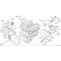 Genuine Nissan Throttle Body Water Hose R/H (Long) Fits Nissan R35 GTR (JDM Models)