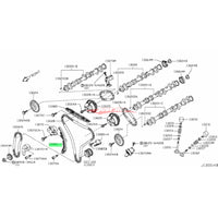 Genuine Nissan Timing Chain Guide (Curved) Fits Nissan VQ25/VQ30/VQ35/VQ37 & VR38DETT