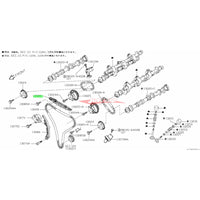 Genuine Nissan Timing Chain Guide Upper (Straight / Tension Side) Fits Nissan VQ25/VQ30/VQ35/VQ37