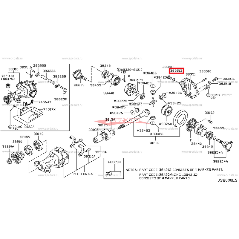 Genuine Nissan Transmission & Differential Filler & Drain Plug Washer (11026-4N200) Fits Nissan R35/Z33/Z34/V35/M35/V36