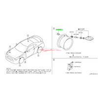 Genuine Nissan Tyre Pressure Sensor Nut Fits Nissan R35 GTR