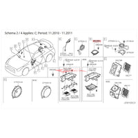 Genuine Nissan Upper Centre Dash Speaker (BOSE Audio) Fits Nissan R35 GTR, J50 Crossover, V36 Skyline & Z34 370Z