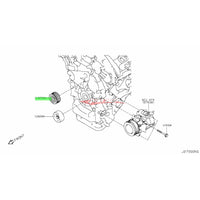 Genuine Nissan Upper Idler Pulley (Ribbed) Fits Nissan R35 GTR VR38DETT