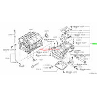 Genuine Nissan Upper Oil Pan Assembly Fits Nissan R35 GTR VR38DETT