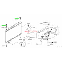 Genuine Nissan Upper Radiator Bracket fits Nissan R35 GTR, V36 Skyline, Z34 370Z & J50 Crossover