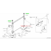 Genuine Nissan Upper Radiator Bracket fits Nissan R35 GTR, V36 Skyline, Z34 370Z & J50 Crossover