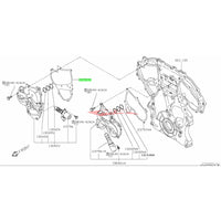 Genuine Nissan Valve Timing Control Solenoid VTC Cover Gasket (RH) Fits Nissan J50/V36/Y50/Z33/Z34 (VQ25HR/VQ35HR/VQ37HR)