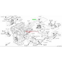 Genuine Nissan Water Bypass Outlet Pipe Fits Nissan J50 Crossover, V36/V37 Skyline, Y51 Cima, Y50/Y51 Fuga, Z33 350Z & Z34 370Z (VQ25HR/VQ35HR/VQ37HR)