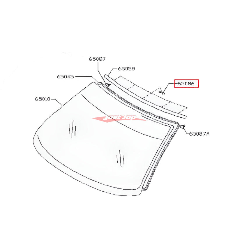 Genuine Subaru Front Window Moulding Clip Fits Subaru GC8 Impreza WRX