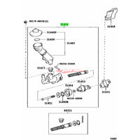 Genuine Toyota Clutch Master Cylinder Fits Toyota JZX100 Chaser, Cresta & Mark II (1JZ-GTE)