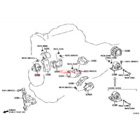 Genuine Toyota Engine Mount (L/H) Toyota Regius Ace GDH2## (1GD-FTV)