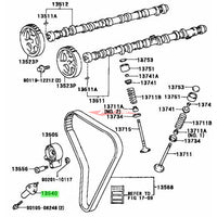 Genuine Toyota Hydraulic Timing Belt Tensioner Fits Toyota Chaser, Cresta, Crown, Mark II, Supra & Soarer 1JZ & 2JZ Engines