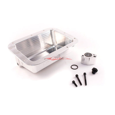 GT1R CNC Deep Wet Sump Oil Pan & Oil Pick Up Fits Nissan R35 GTR VR38DETT