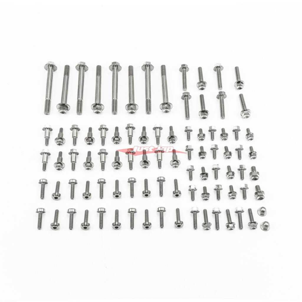 GT1R Titanium Engine Hardware Kit (Raw Ti) Fits Nissan R35 GTR (VR38 ...