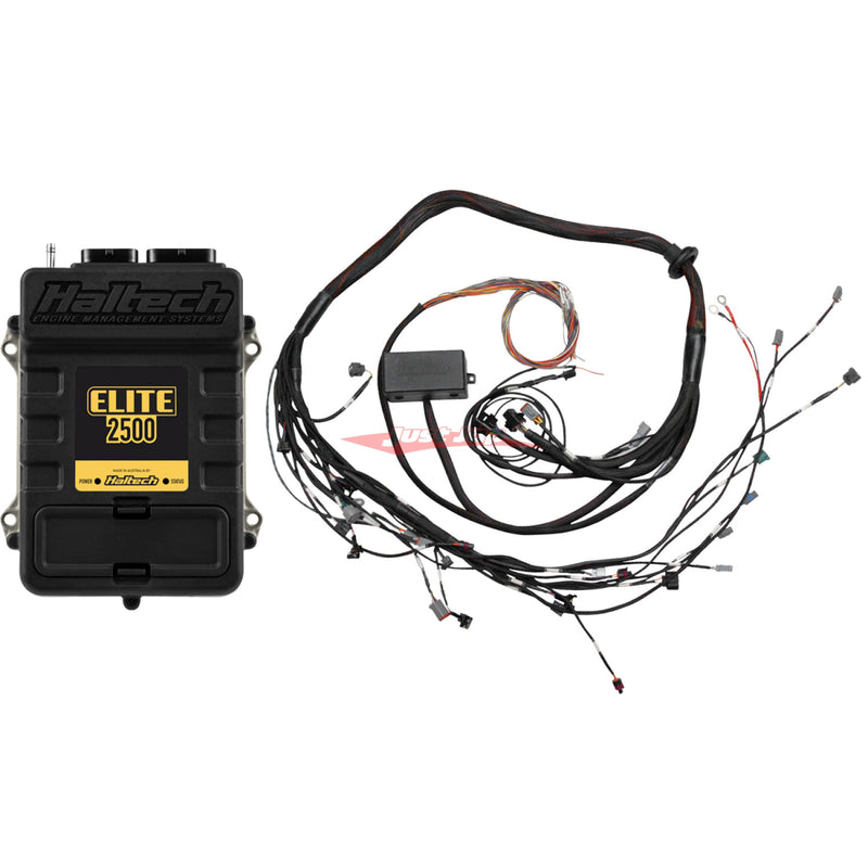 Haltech Elite 2500 + Toyota 2JZ No Ignition Harness Terminated Harness Kit