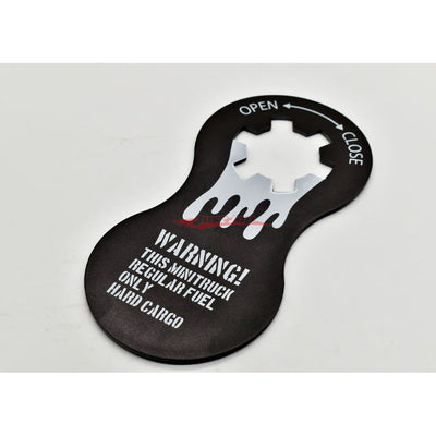 Hard Cargo Fuel Flap (Black) Fits Daihatsu HiJet Jumbo & Standard Cab S500/S510P & Suzuki Carry & Super Carry DA16T/DA63T