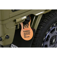 Hard Cargo Fuel Flap (Orange) Fits Daihatsu HiJet Jumbo & Standard Cab S500/S510P & Suzuki Carry & Super Carry DA16T/DA63T