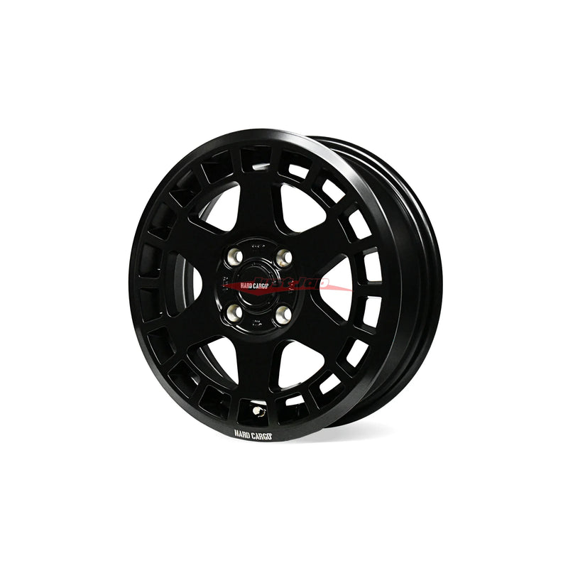 Hard Cargo Original HCW004 Wheels Black (Set 4 Piece) Fits Daihatsu Hi-Jet, Deck Van, Atari, Cargo, Subaru Sambar, Toyota Pixis, Mazda Scrum & Mitsubishi Minicab