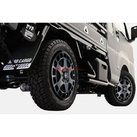 Hard Cargo Original HCW004 Wheels Black (Set 4 Piece) Fits Daihatsu Hi-Jet, Deck Van, Atari, Cargo, Subaru Sambar, Toyota Pixis, Mazda Scrum & Mitsubishi Minicab
