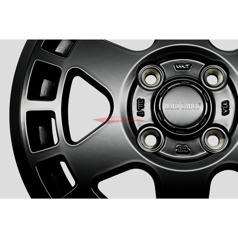 Hard Cargo Original HCW004 Wheels Black (Set 4 Piece) Fits Daihatsu Hi-Jet, Deck Van, Atari, Cargo, Subaru Sambar, Toyota Pixis, Mazda Scrum & Mitsubishi Minicab