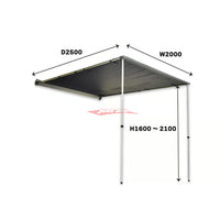 Hard Cargo Side Awning Fits Hard Cargo Work Carrier (Camo)