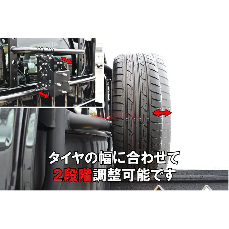 Hard Cargo Spare Wheel Carrier Fits Daihatsu HiJets